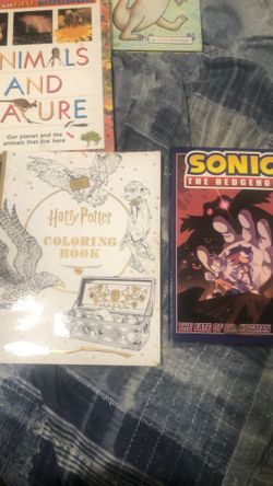 Sonic an Harry Potter books