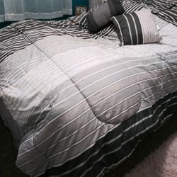 Grey Comforter Set