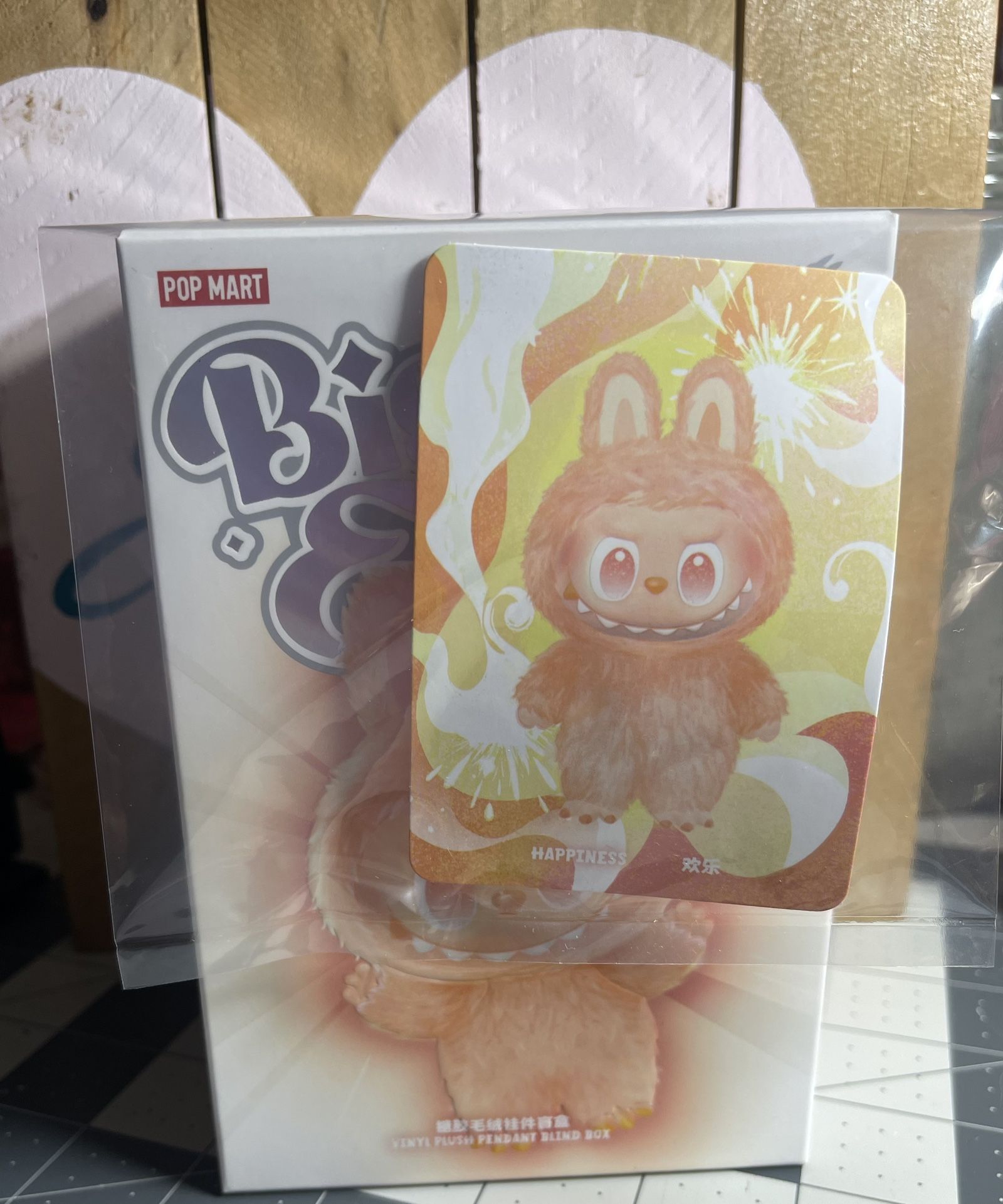 Big Into Energy happiness POP MART 100% The Monsters La Bubu