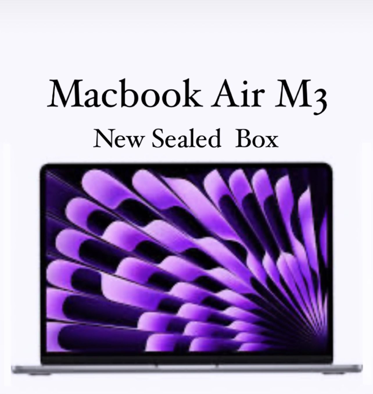 Sealed Apple MacBook Air M3 8GB 256GB 