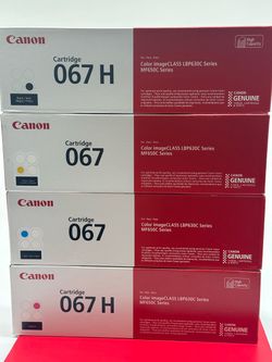 Canon 067 & 067H Toner Cartridge Set of 4