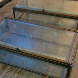 Vintage Glass Boxes