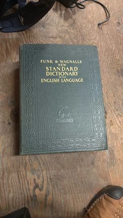 FUNK Y WAGNALLS  Diccionario