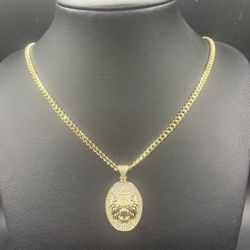 Gold plated necklace