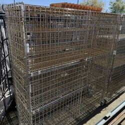 Mobile Metro Rack Security Cage