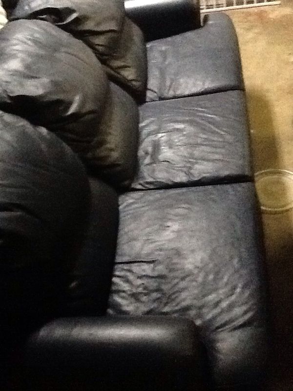 2 Leather Couches Sofas Sofa Bed Real Not Pleather For 2 Leather Couches Sofas Sofa Bed Real Not Pleather For In Torrance Ca Offerup
