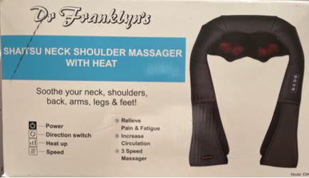 SHAITSU NECK & SHOULDER MASSAGER WITH HEAT