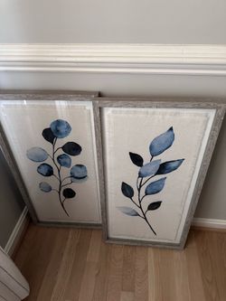 Framed Botanical Wall Art Set