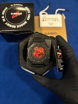 Gshock black & red (f 9-5 custom)