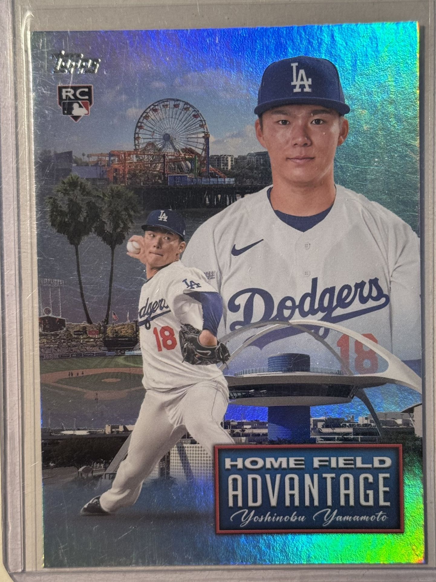 2024 Topps Home Field Advantage Rookie Yoshinobu Yamamoto
