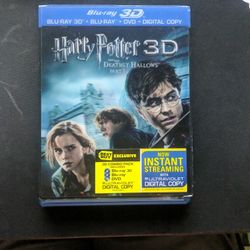 Harry Potter 3D Blu-Ray Deathly Hollows 4 Disc Set