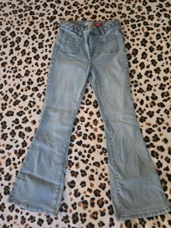 Celebrity Pink Light Wash Flare Jeans size 14 girls