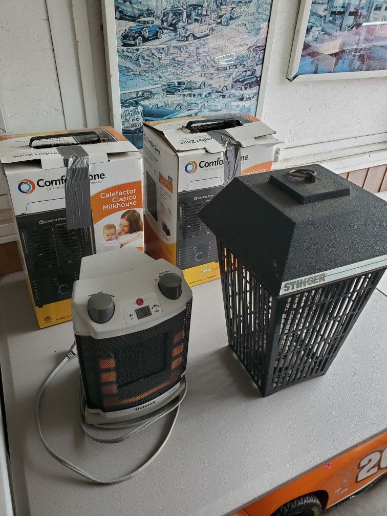 Portable Heaters And Bug Zapper