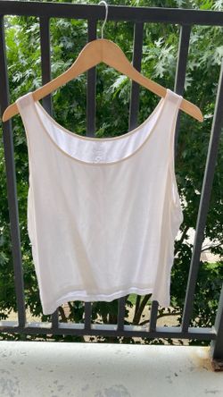 $15 Talbots women's white tank 3X