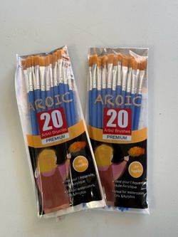 Aoric Premium Artist Paint Brushes for Watercolor, Acrylic