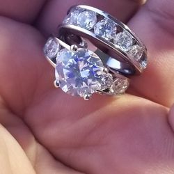 Gorgeous 5.80 cttw Round cut Women's wedding Engagement Promises Ring size 6