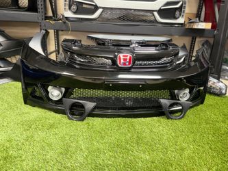 2013-2015 HONDA CIVIC SEDAN MUGEN RR STYLE FRONT BUMPER CONVERSION