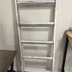 White Wood Decor Ladder