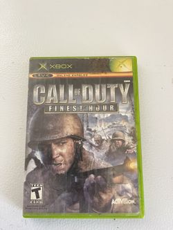 X Box Call Duty Finest Hour