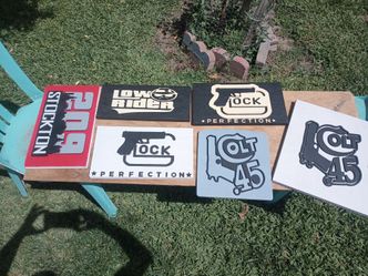 Custom wood signs