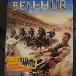 $5 BLU RAY MOVIE. BEN-HUR. BLU RAY / DVD ONLY. NO DIGITAL. $5 OR TRADE FOR A MOVIE TITLE I DO NOT ALREADY OWN.