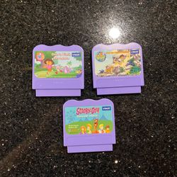 3 VTech VSmile Games: Dora Fix-it Adventures, Go Diego Go! & Scooby-Doo!