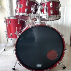 Drum Set 4 PC Tama 1986 Superstar 