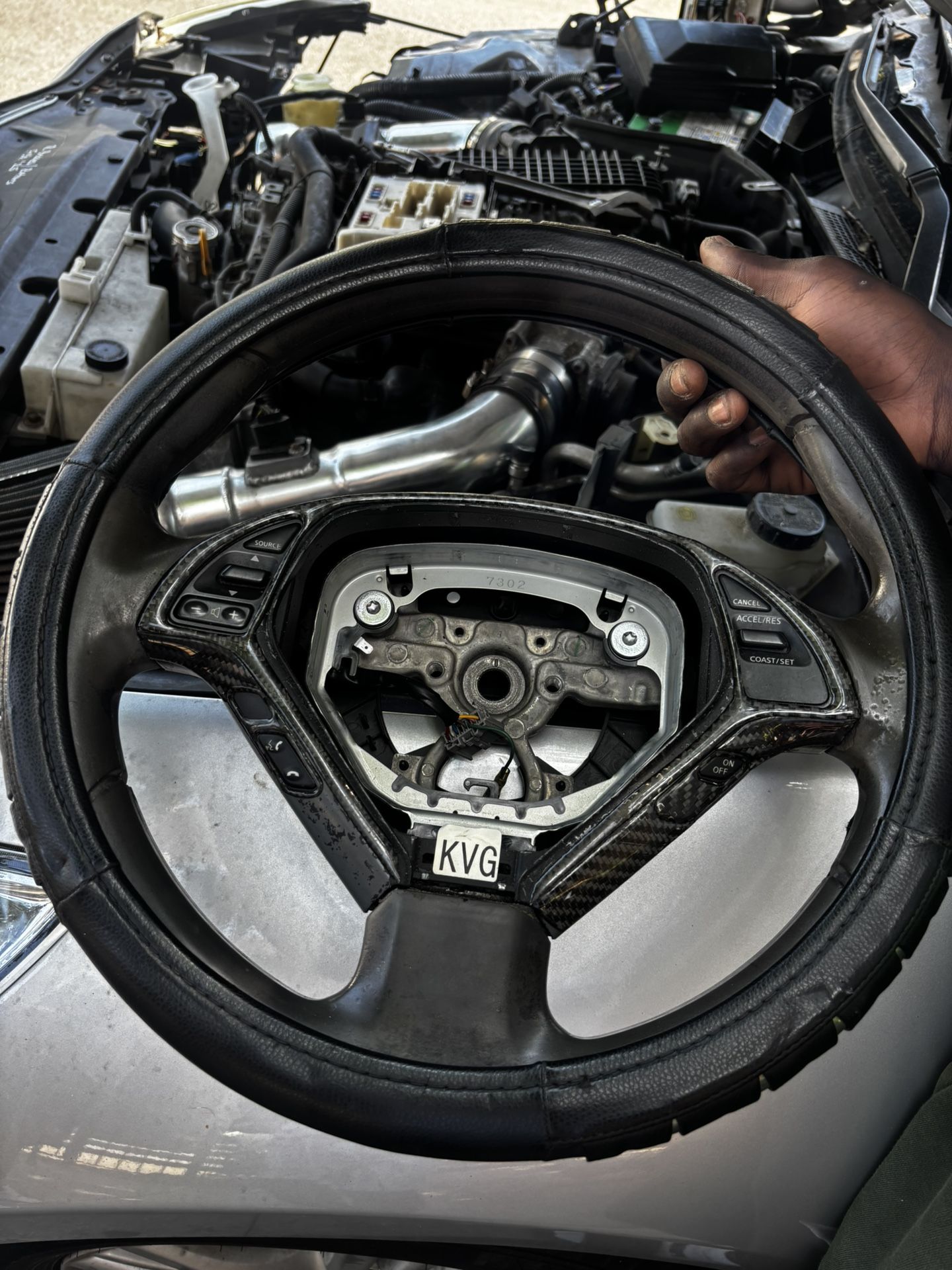 2008 Infinity G35x G37x Steering Wheel No Airbag