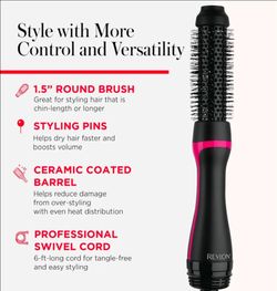 Revlon one step root booster round brush dryer and hair styler machine