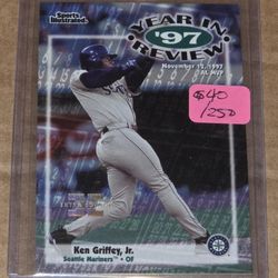 1998 FLEER SPORTS ILLUSTRATED EXTRA EDITION YEAR IN REVIEW  KEN GRIFFEY JR /250 $$$