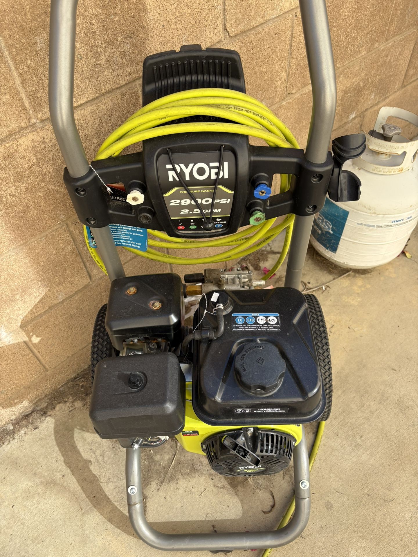 Ryobi Water Pressure