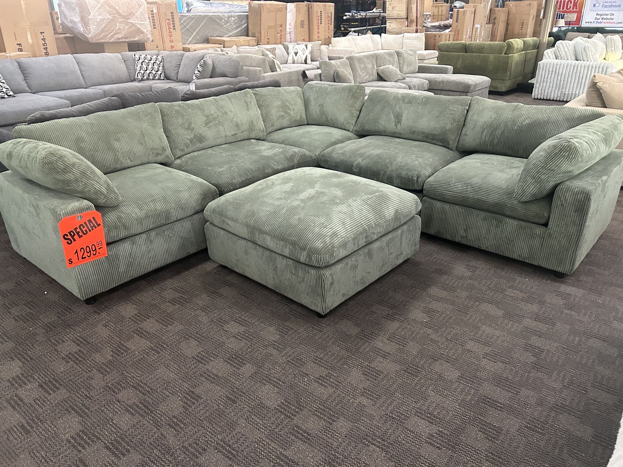 New Green Cloud Couch