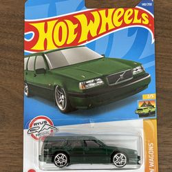 Brand New Unopened RYU Green Volvo 850 Estate Hot Wheels Diecast Car from HW Wagons Series