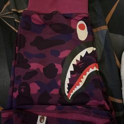 Purple Bape Shorts 
