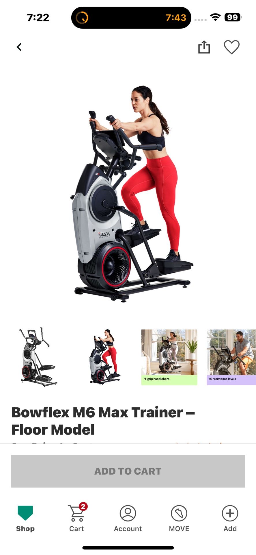 Bowflex M6 Max Trainer