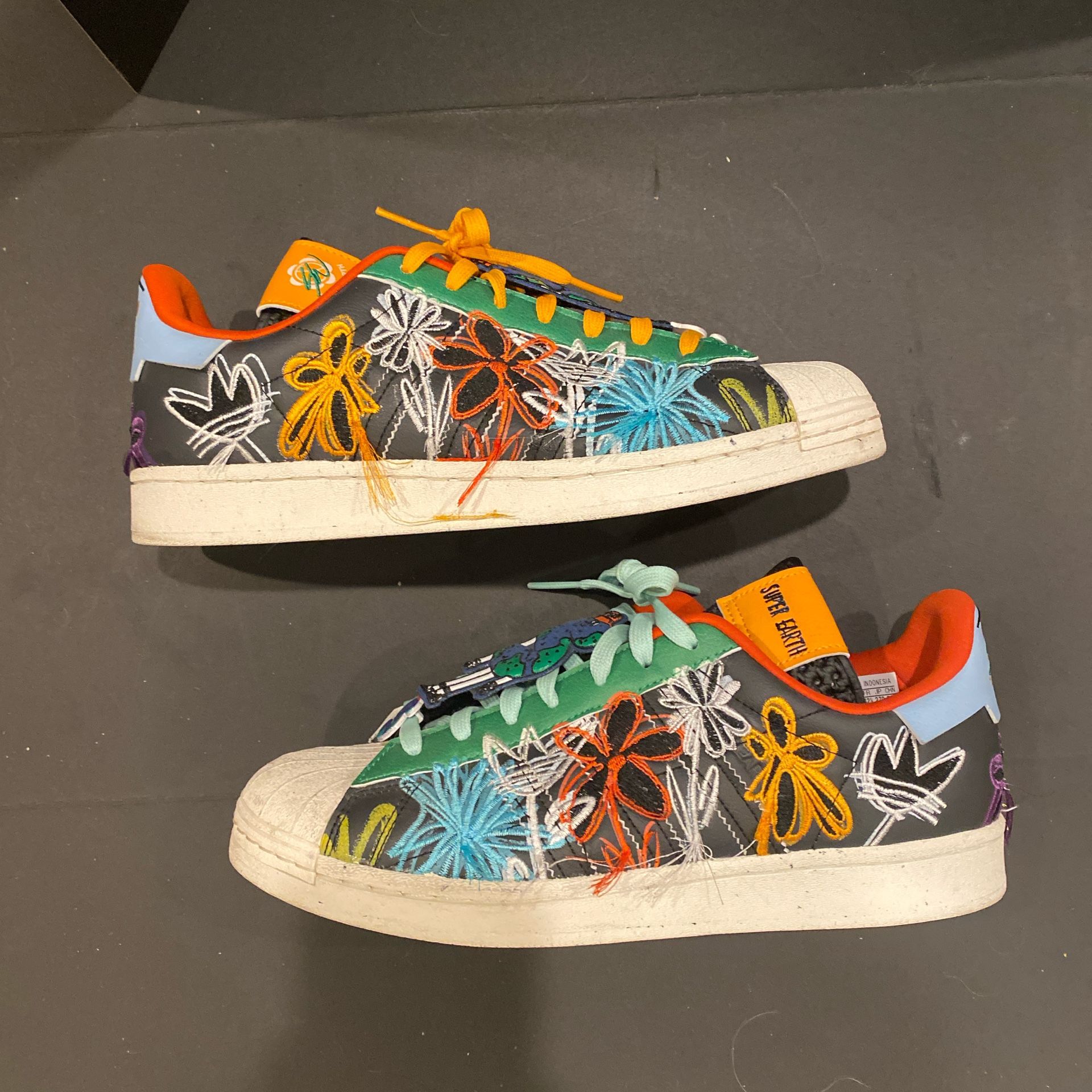 Adidas X Sean Wotherspoon Superstar Super Earth Colorful Boost GX3823 Men sz 9