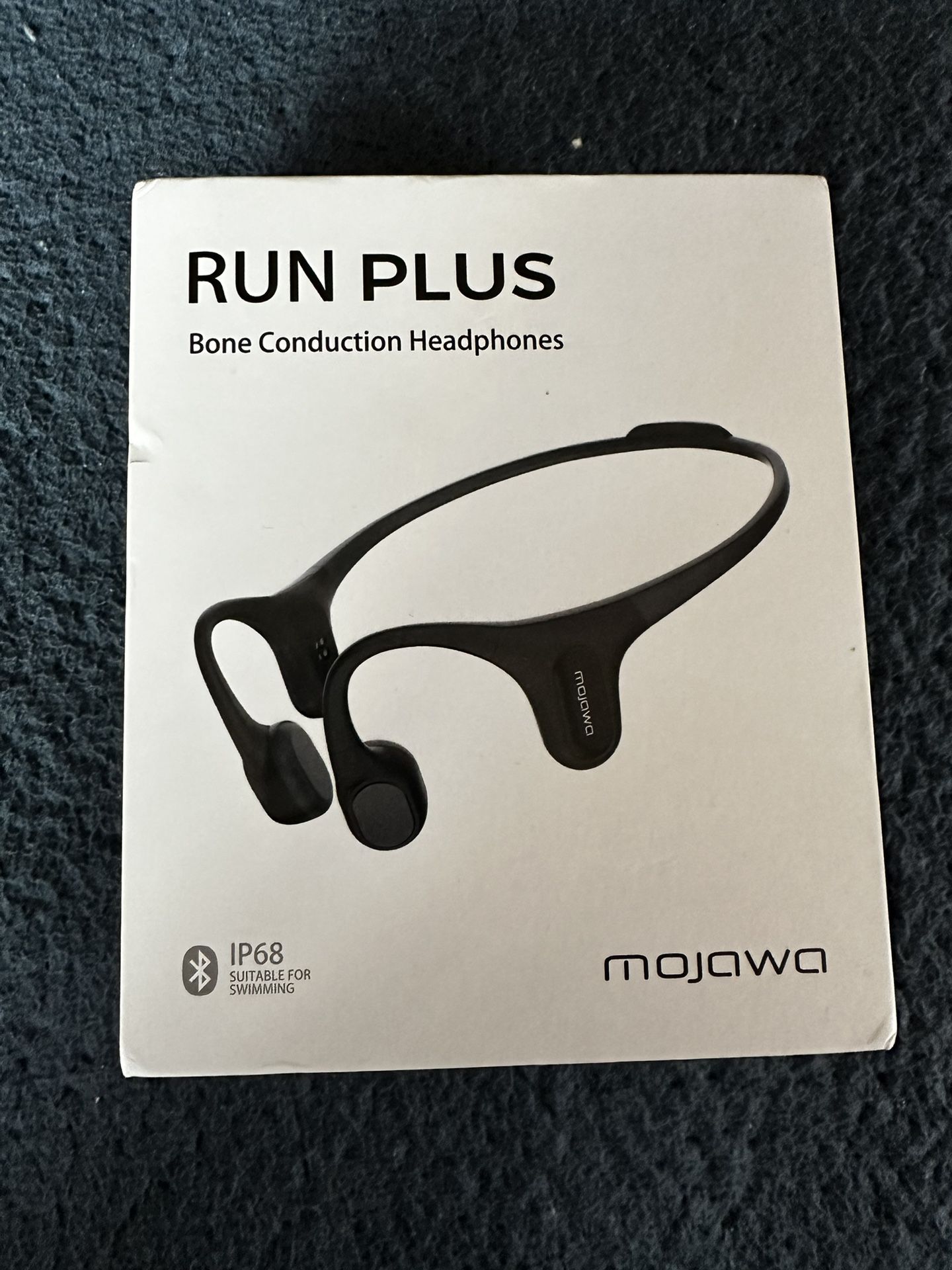 Mojawa Run Plus Waterproof Bone Conduction Headphones, Earbuds For Swimming Laps, IP68