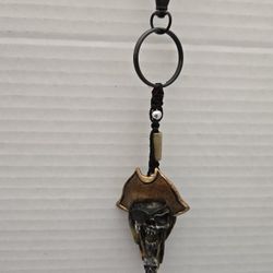 Pirate skull collection keychain.