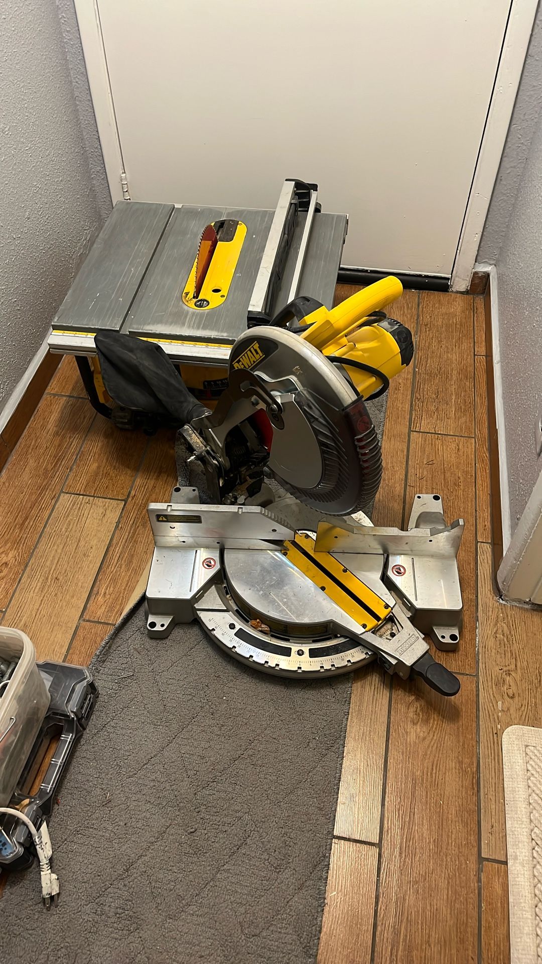 Dewal Table Saw And Miter Saw 12 Inches Miter Saw And 10 Inches Table Saw 