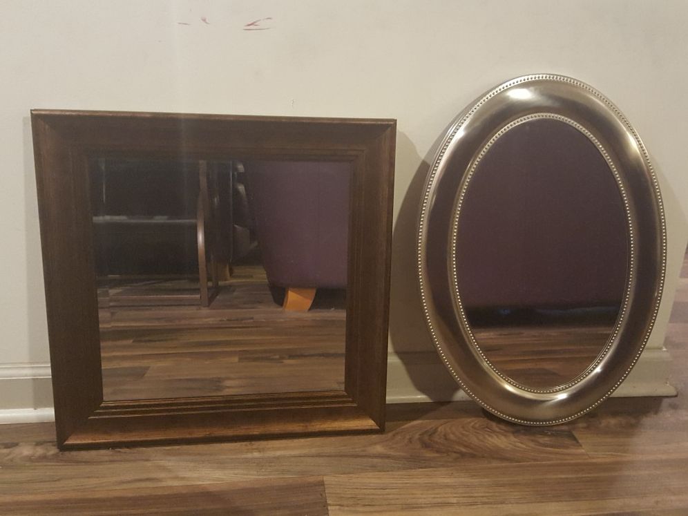 NICE framed wall mirror (discount for both) Great condition!