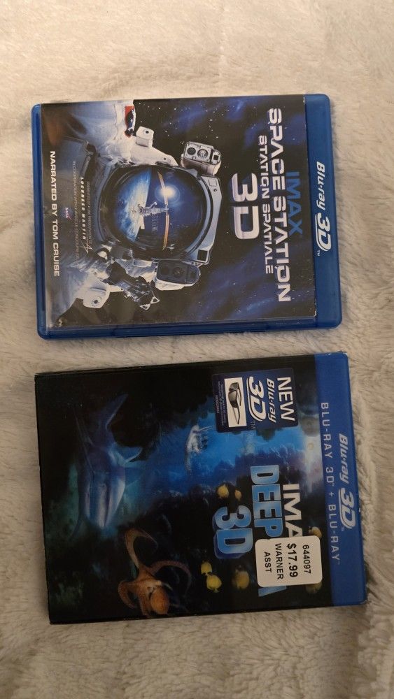 IMAX 3D Bluray Movies