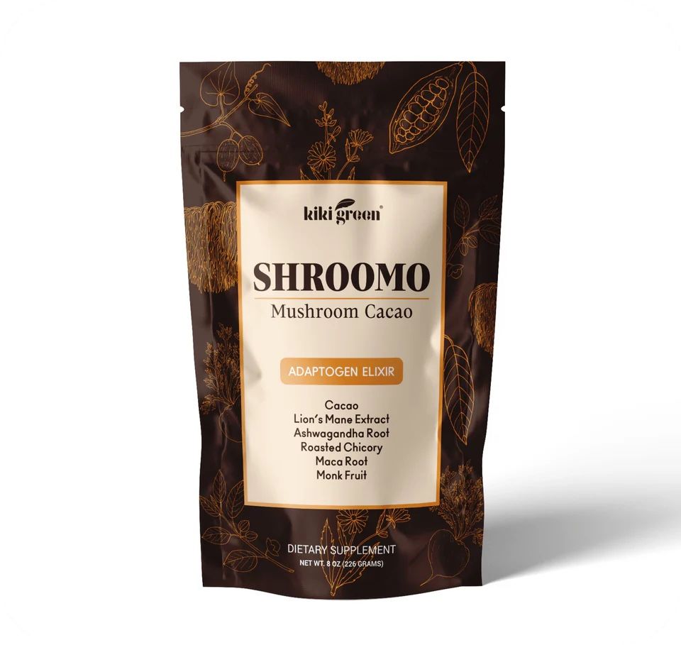 Kiki Green Shroomo Mushroom Cacao 8oz. Brand New