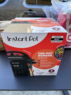 Instant Pot RIO 6qt 7-in-1 Electric Pressure Cooker & Multi-Cooker: Instapot, Slow & Rice Cooker