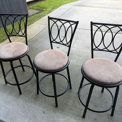 Bar Stools Set Of 3