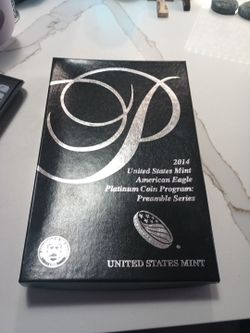 Platinum American Eagle Proof 2013 One Ounce Preamble Series