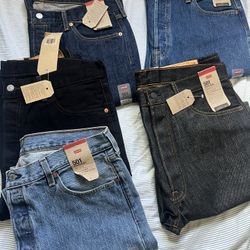 Mens Levi’s 501 Jeans Sz 36x34