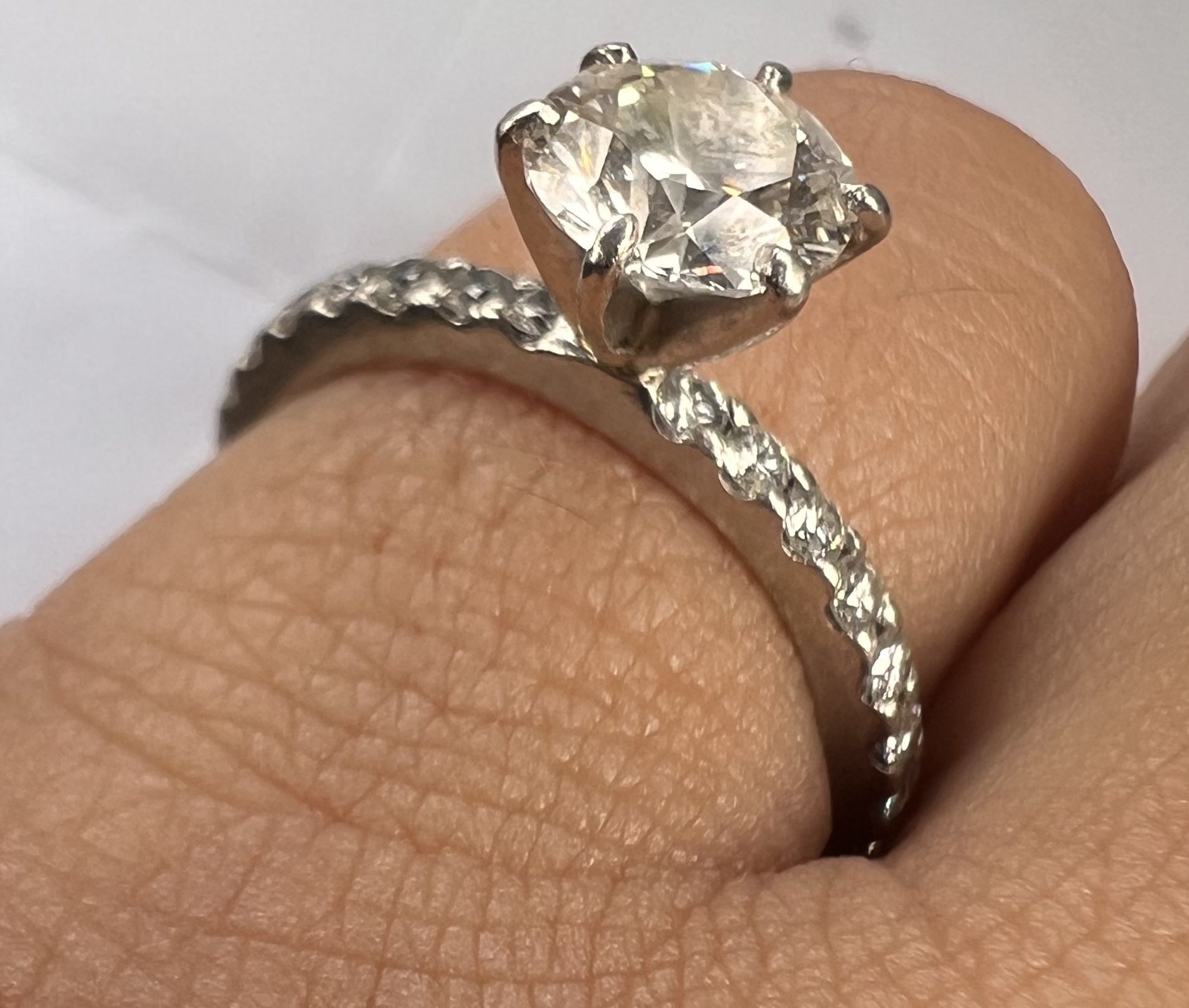 Fully Appraised Engagement Ring-Platinum $13.5k Value