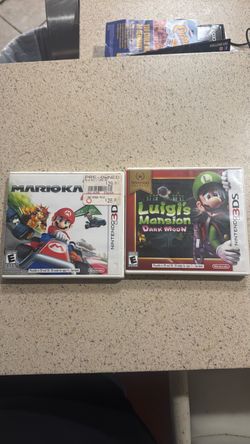 Mario Kart 7 + Luigi’s Mansion: Dark Moon — Nintendo 3DS Bundle