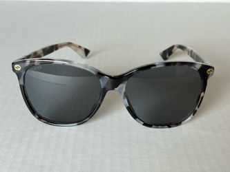 GUCCI GG0024S 009 ACETATE HAVANA GREY AUTHENTIC FRAMES SUNGLASSES 58-16 140 (MAK OFFER)