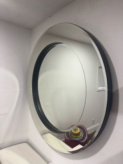 Beautiful Italian Modern Fontana Arte Style Beveled Mirror